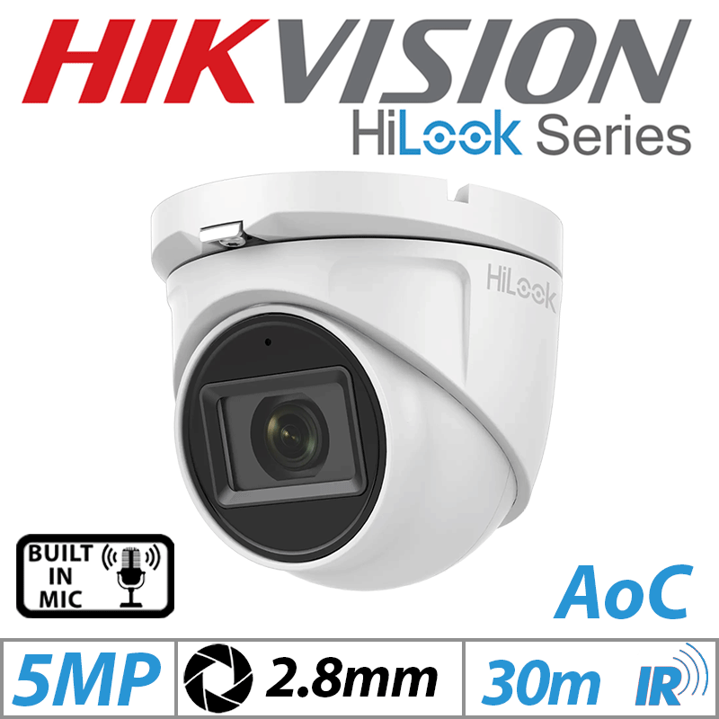 Hikvision HiLook 5MP Dome Cam 