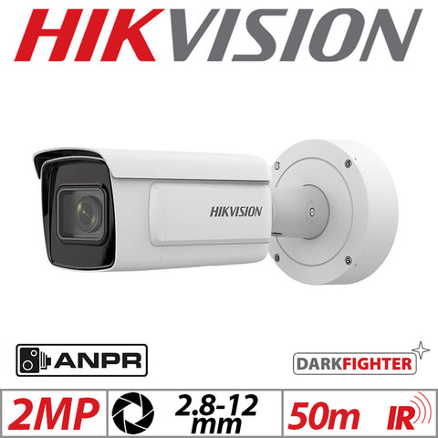 Hikvision 2MP ANPR DarkFighter Vandal Bullet 2.8-12mm Lens
