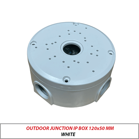 OUTDOOR JUNCTION IP BOX 120x50 MM WHITE