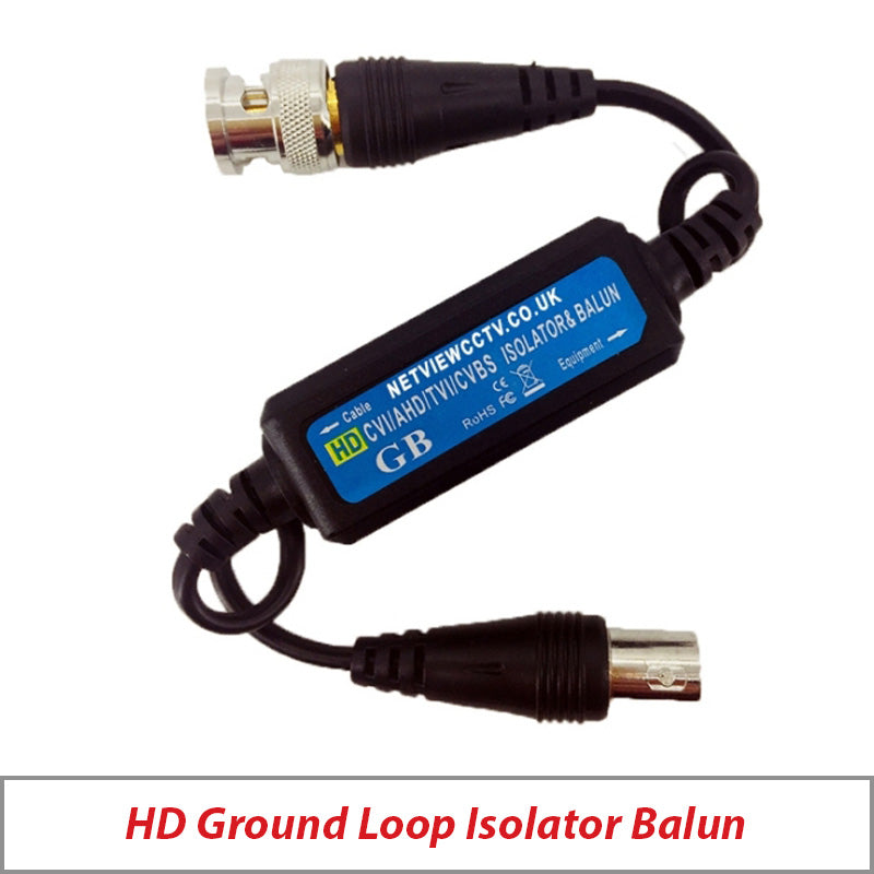 HD Ground Loop Isolator Balun for CVI, TVI, AHD & Turbo HD