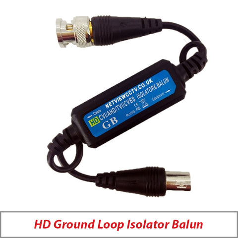HD Ground Loop Isolator Balun for CVI, TVI, AHD & Turbo HD
