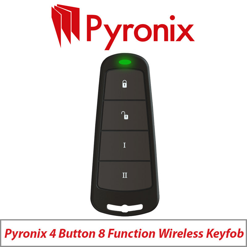 Pyronix 4-Button 8-Function Wireless Keyfob – Graded G1
