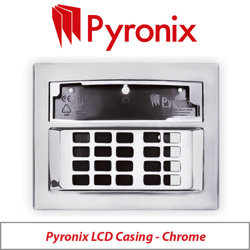 Pyronix Keypad LCD Casing Chrome – Alarm Accessory