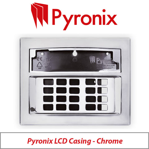 Pyronix Keypad LCD Casing Chrome – Alarm Accessory