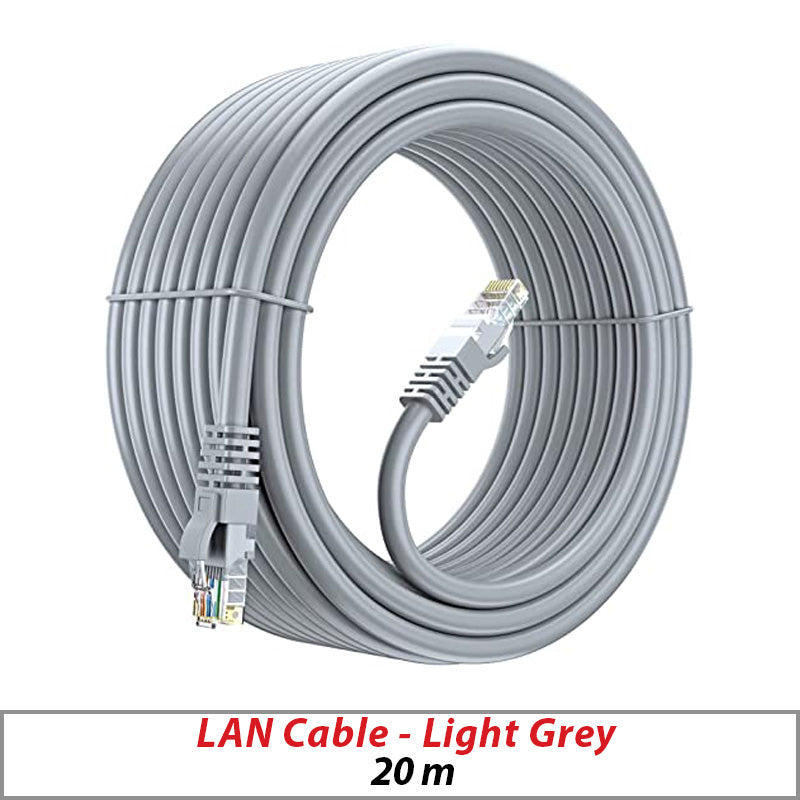 LAN CABLE 20M LIGHT GREY