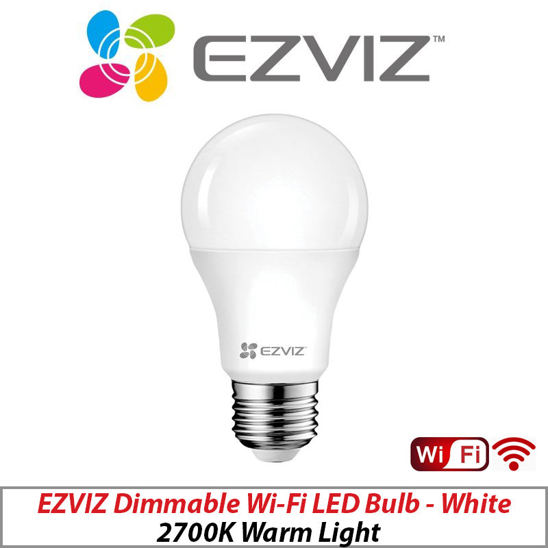 EZVIZ Dimmable WiFi LED Bulb Remote Control White