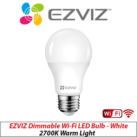EZVIZ Dimmable WiFi LED Bulb Remote Control White