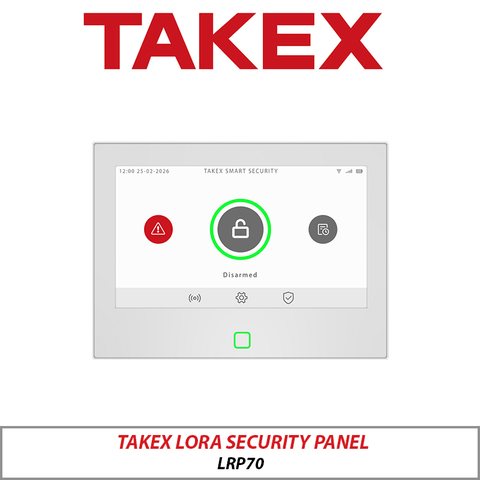TAKEX LRP70 LoRa Wireless Security Control Panel
