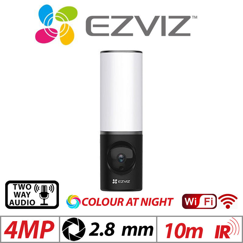 EZVIZ 4MP Wi-Fi Wall-Light Camera with 2-Way Audio G1