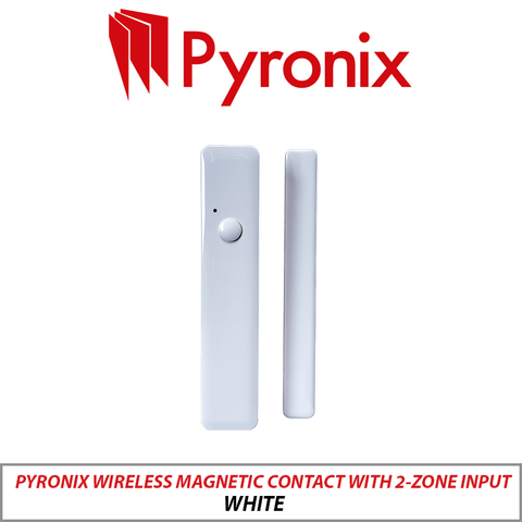 Pyronix Wireless Magnetic Contact 2-Zone Input White MC1Z1-WE
