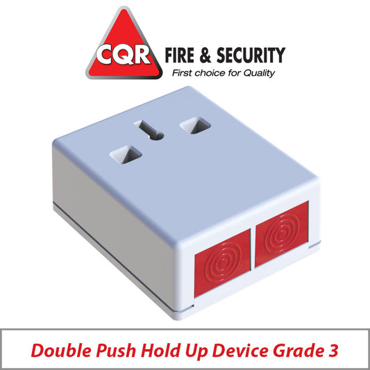 CQR Double Push DP3 Hold-Up Device White Grade 3 PADP3/WH