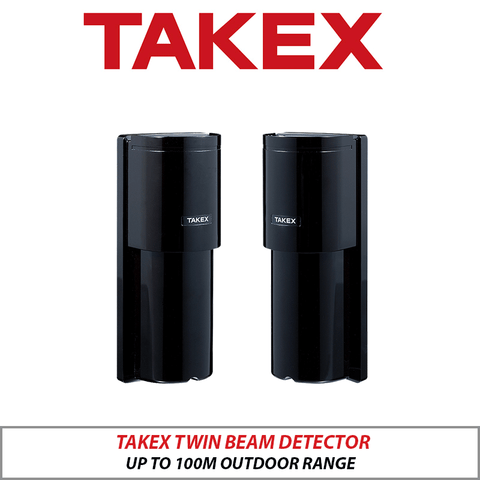 TAKEX TWIN BEAM DETECTOR 100M RANGE PB-100TK