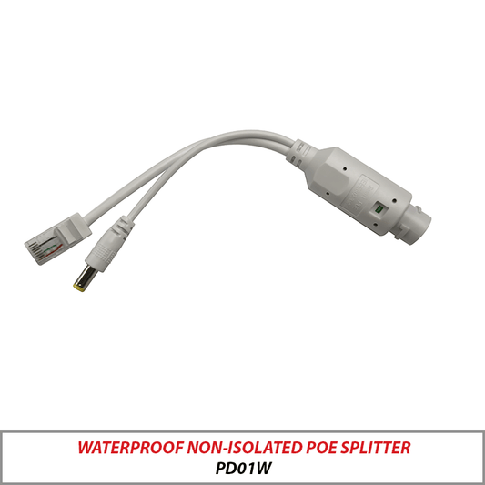 WATERPROOF NON-ISOLATED POE SPLITTER PD01W