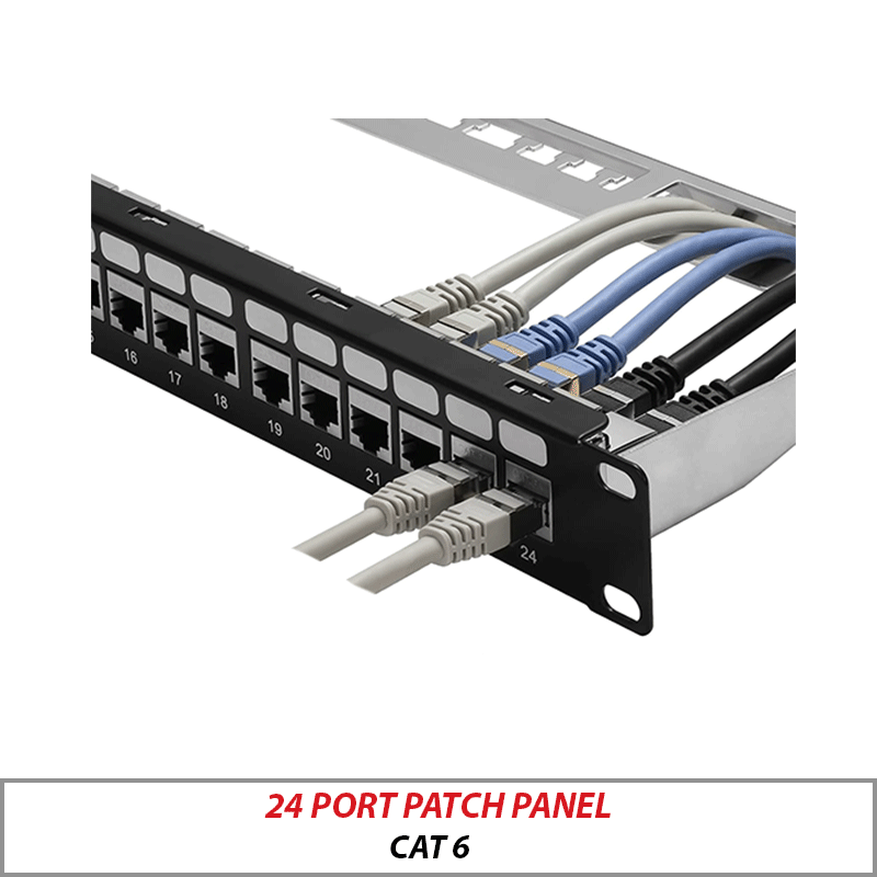 Cat6 24-Port Coupler Patch Panel – PPC24COUP