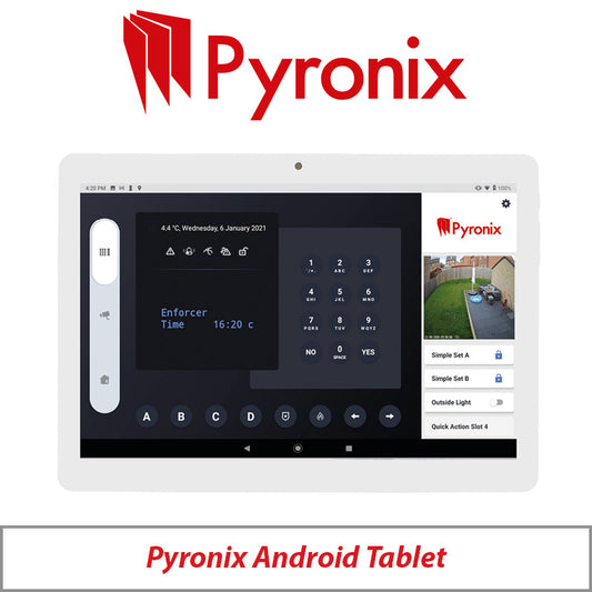 Pyronix Android Tablet Compatible with V11 Alarm Panel