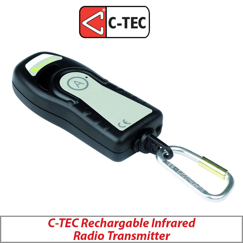 C-TEC Rechargeable IR Push/Pull Radio Transmitter QT412RXCA