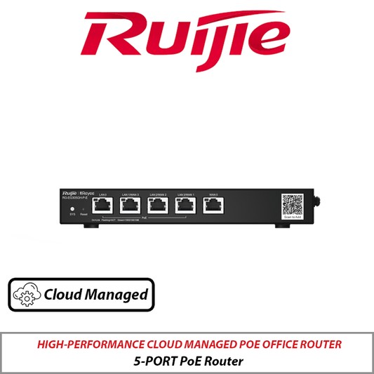 Ruijie RG-EG305GH-P-E 5-Port Cloud Managed PoE Router