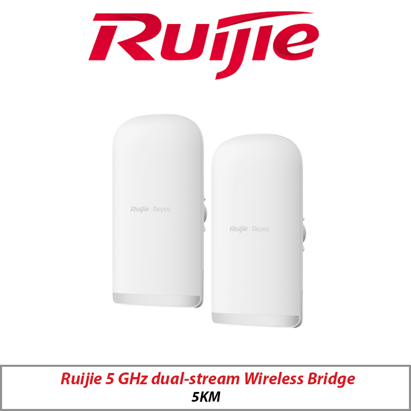 Ruijie 5GHz Dual-Stream Wireless Bridge 5km RG-EST350G