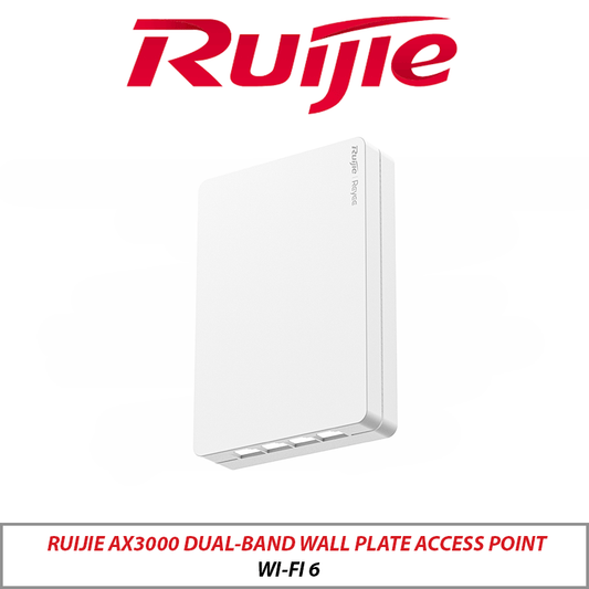 Ruijie Wi-Fi 6 AX3000 Dual-Band Wall Plate Access Point