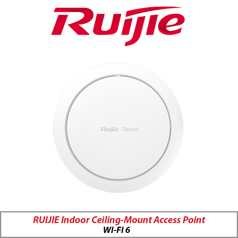 Ruijie Wi-Fi 6 AX3000 Indoor Ceiling-Mount Access Point RG-RAP2266