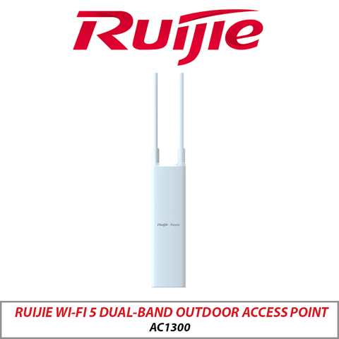 Ruijie Wi-Fi 5 AC1300 Dual-Band Outdoor Access Point RG-RAP52-OD