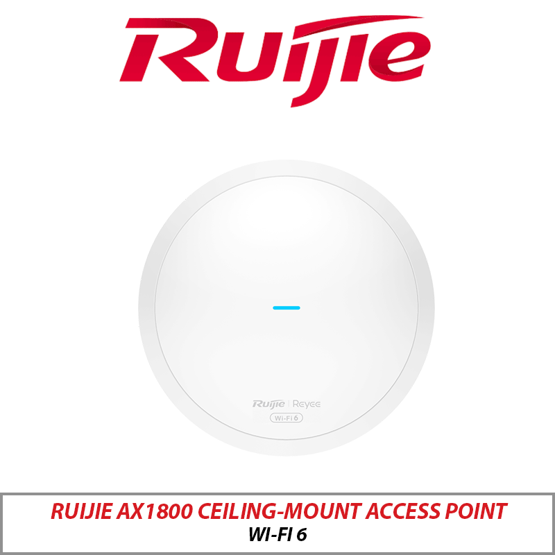 Ruijie Wi-Fi 6 AX1800 Ceiling-Mount Access Point RG-RAP62