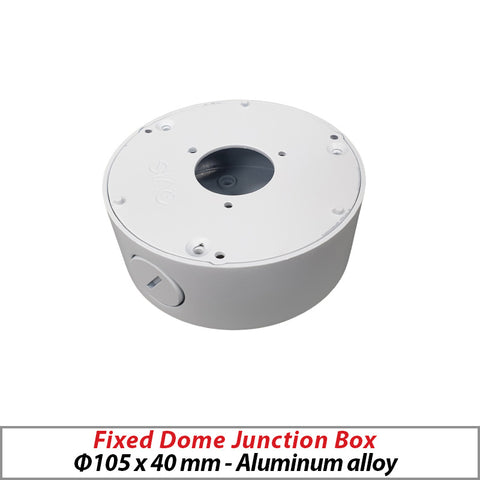 Fixed Dome Junction Box for IP Camera – Durable & Waterproof