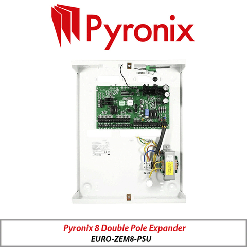 Pyronix RS485 Expander 8-Zone Double Pole with Output EURO-ZEM8-PSU