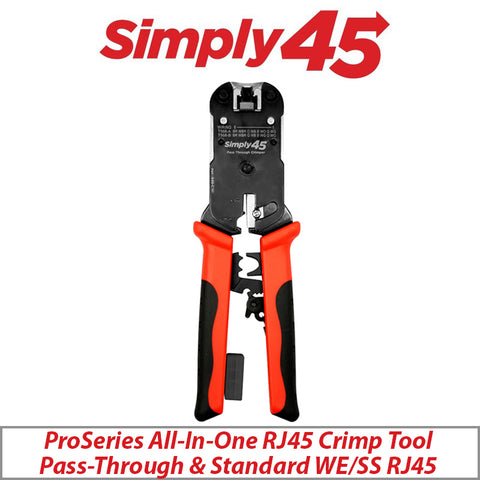 Simply45 ProSeries Heavy Duty Crimp Tool for RJ45 Connectors