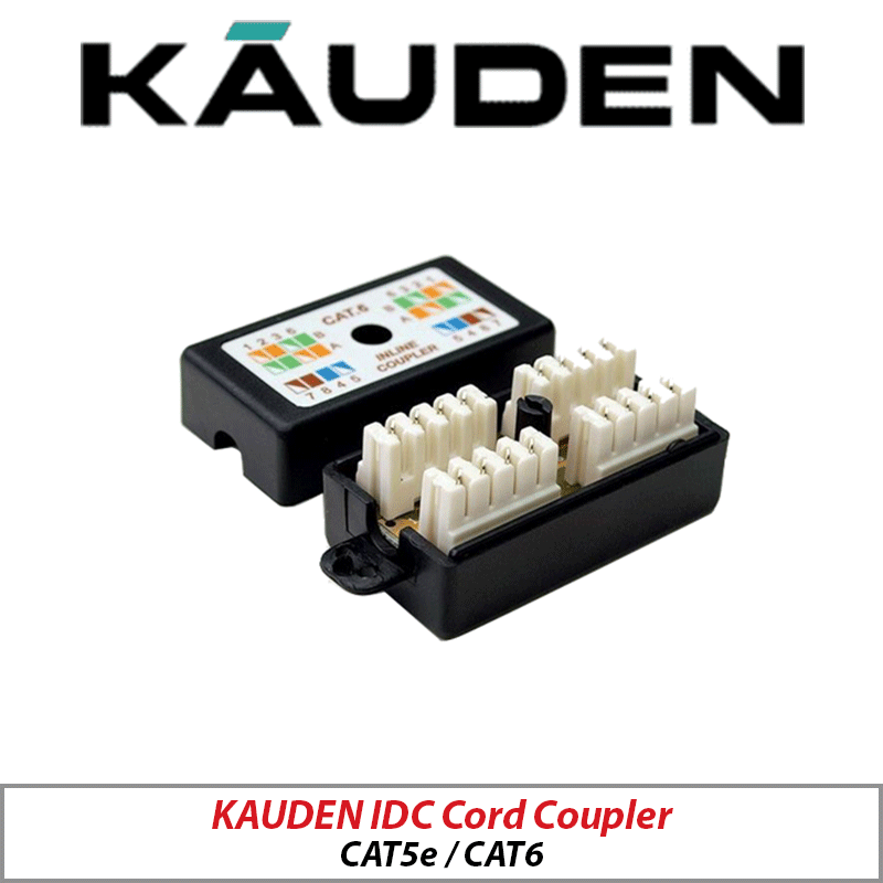 KAUDEN CAT5e IDC Cord Coupler SM315
