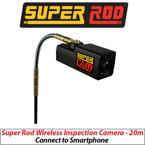 Super Rod 20M Wireless Inspection Camera for Smartphone/Tablet SRCAMV6.5