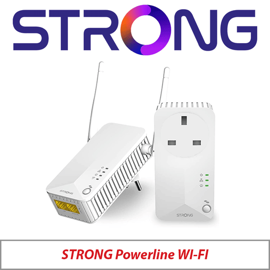 Strong Powerline Wi-Fi 600 Kit – UK, Graded Item G1