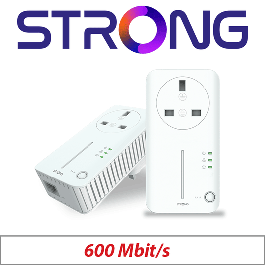 Strong 600Mbps Powerline Adapter Duo UK V2 POWERLINE-600