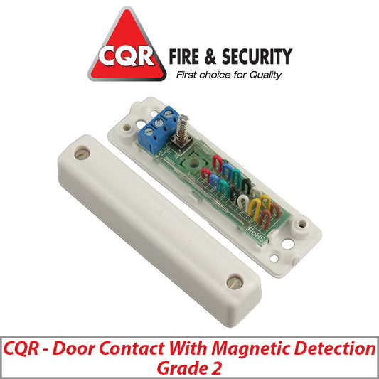 CQR Surface Door Contact with Magnetic Detection White Grade 2 SC570-WH-MULTI