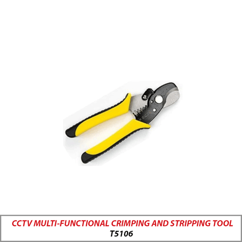 CCTV Multi-Functional Crimping & Stripping Tool T5106