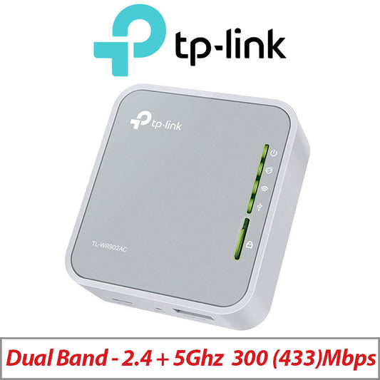 TP-Link AC750 Dual Band WiFi Cable & Fibre Router TL-WR902AC