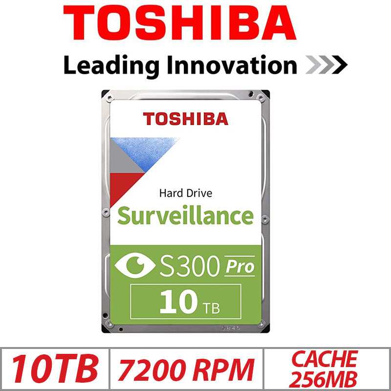 10TB Toshiba S300 Pro Surveillance Hard Drive HDD