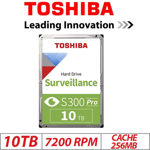 10TB Toshiba S300 Pro Surveillance Hard Drive HDD
