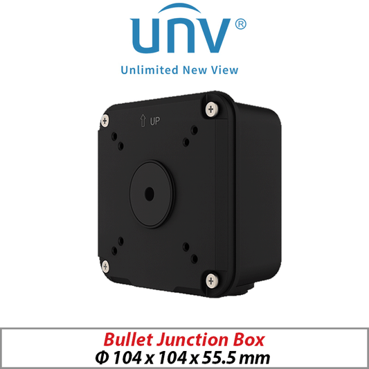 UNIVIEW Bullet Camera Junction Box Black TR-JB06-A-IN