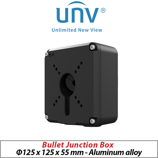UNIVIEW Bullet Camera Junction Box Black TR-JB07-D-IN