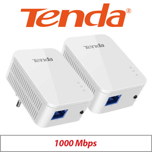 Tenda Powerline Adapter Kit AV1000 Wireless Twin Pack PH3