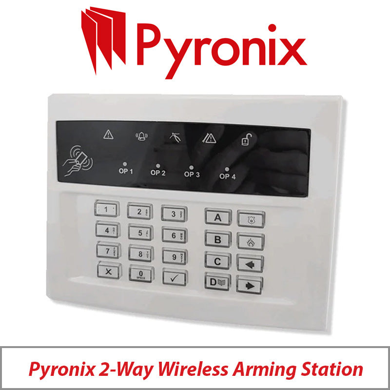 Pyronix Two-Way Wireless Arming Station LEDRKP-White-WE