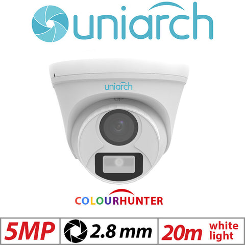 Uniarch 5MP ColorHunter Turret Camera – 24/7 Color, HD