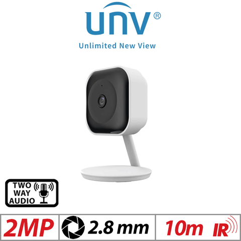 Uniview 2MP Cube Network Camera 2.8mm Smart WiFi C1L-2WN