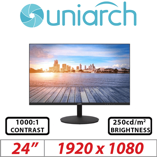 Uniarch 24" LED FHD CCTV Monitor – Model MT-24-L