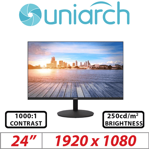 Uniarch 24" LED FHD CCTV Monitor – Model MT-24-L