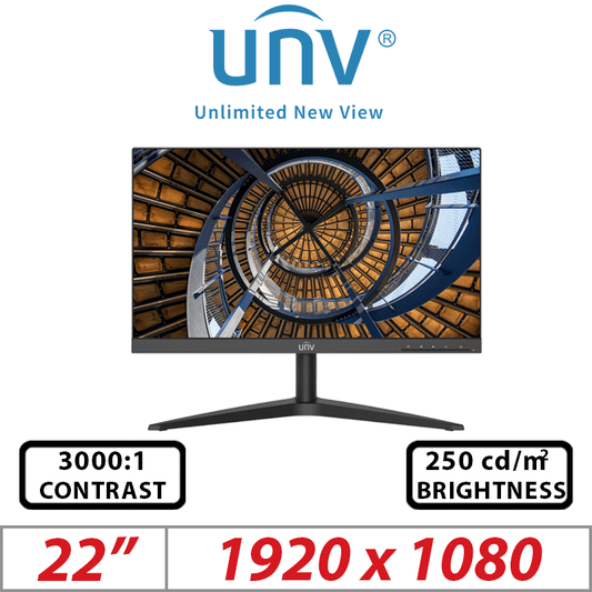 Uniview 22" LED CCTV Monitor – Model MW-LC22