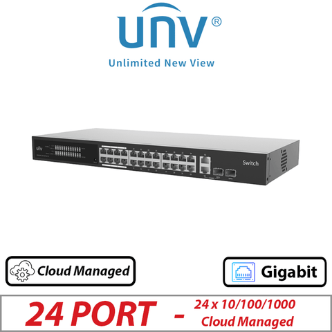Uniview 26-Port Cloud Managed Non-PoE Switch NSW3000-25GT1GP1GC-IN