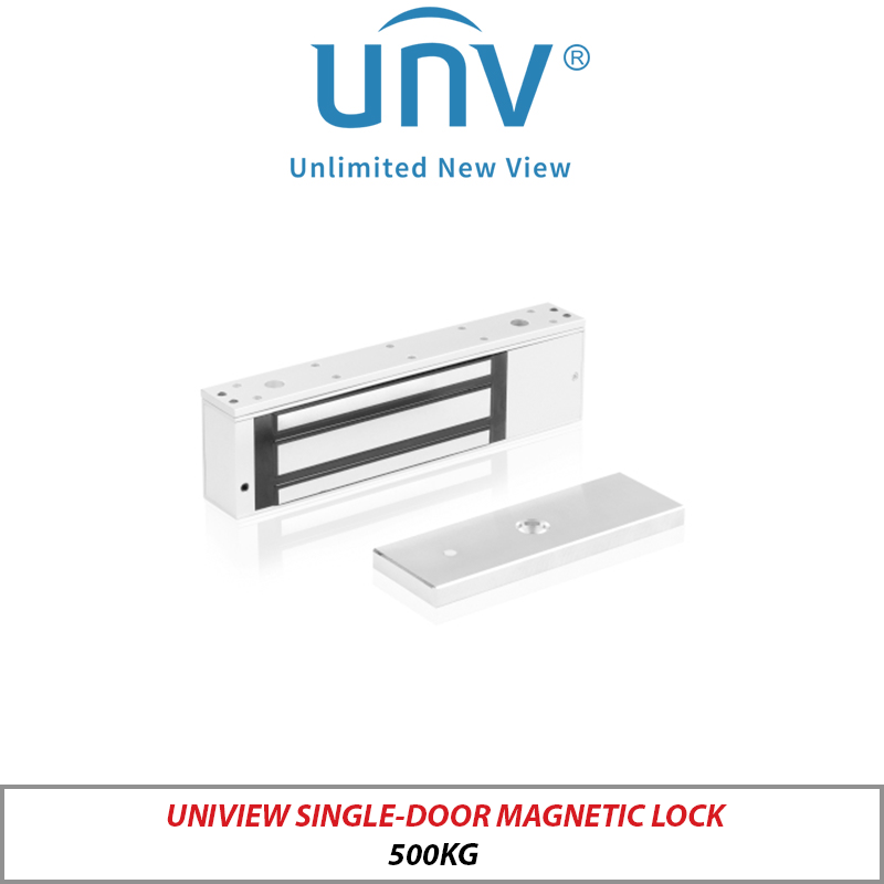 Uniview Single-Door Magnetic Lock 500kg OEA-ML12-500