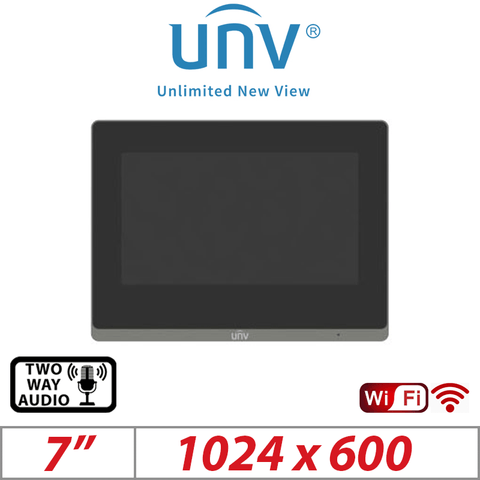 7-INCH UNIVIEW INDOOR STATION GRADED ITEM G1-UNV-OEI-372S-H-W